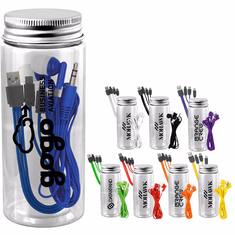BOTTLED CABLE EAR BUD SET