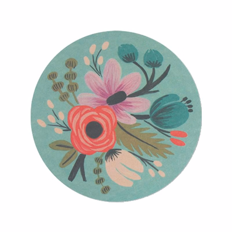 4" Round Full Color 60 pt Pulp Board Coaster