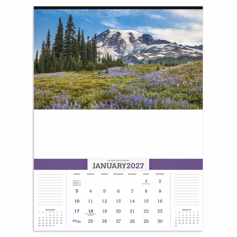 Triumph® Calendars American Splendor without Date Blocks Calendar