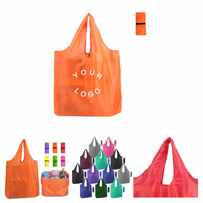 Compact Foldable Tote Bag for Market or Travel