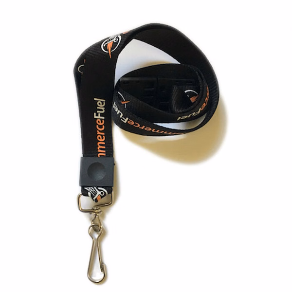 3/4" Breakaway Silkscreen Lanyard