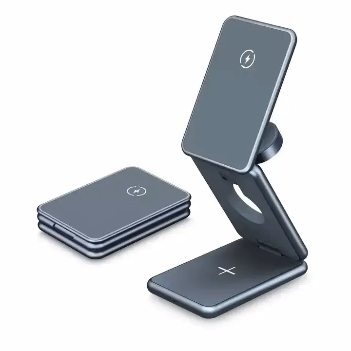 3 in1 Adjustable Foldable Magnetic Wireless Charging Station