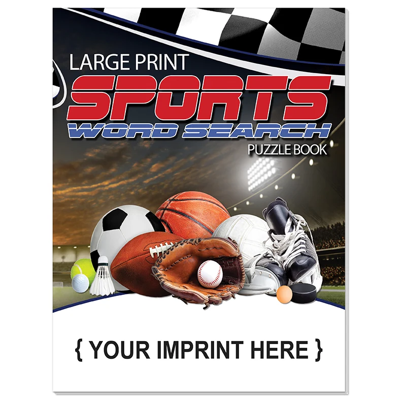 PUZZLE BOOK - Sports Large Print Word Search Book 1