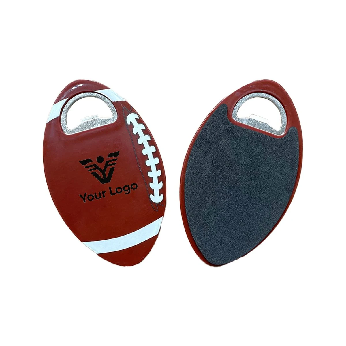 2-in-1 Football Beer Bottle Opener Coaster 1