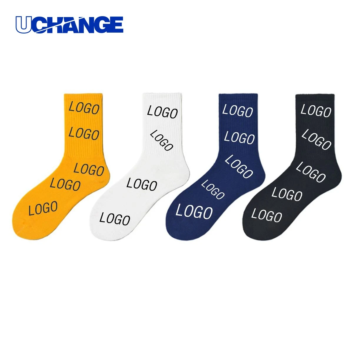 Custom Cotton Jacquard Long Socks 1