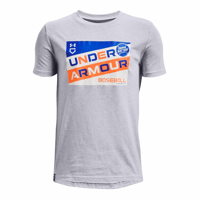 Boys' UA Baseball Swing Batter Short Sleeve
