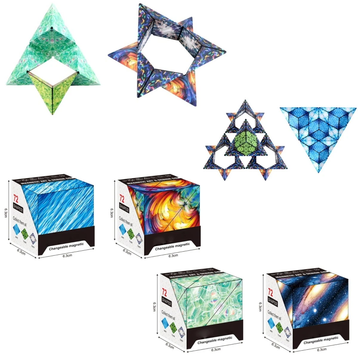 Infinity 3D Changeable Fidget Toy Star Cube Puzzle 1