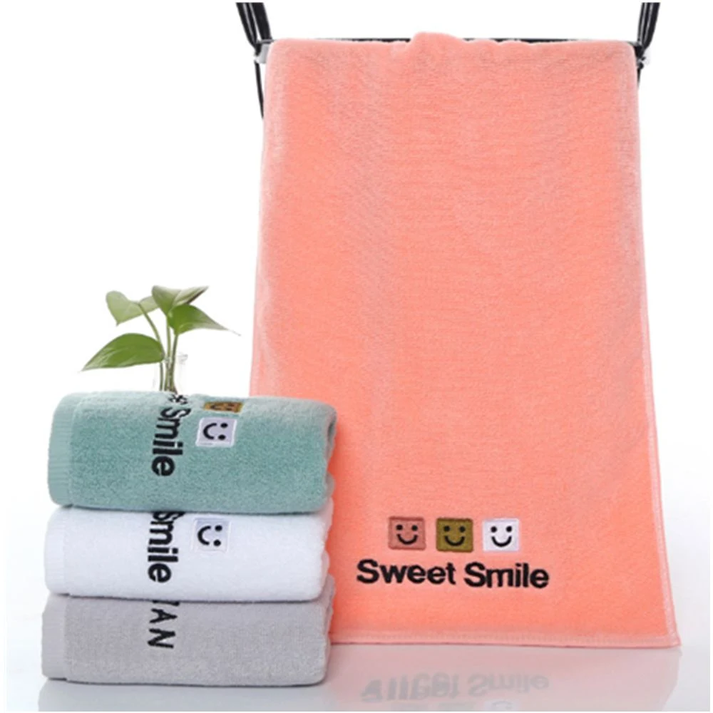 Embroidery Terry Velour Hand Towel 1
