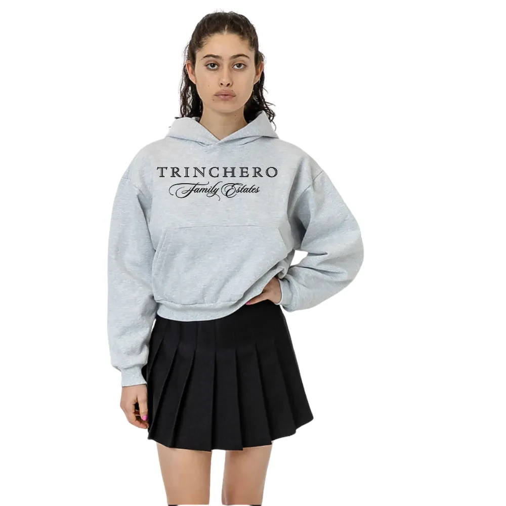 Heavy Fleece Cropped Hoodie, custom hoodie or sweatshirt with logo imprint 1