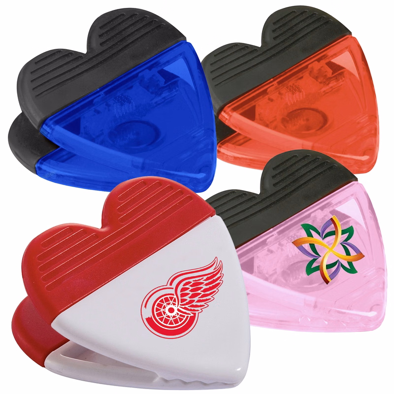 Heart-Shaped Magnetic Power Clip