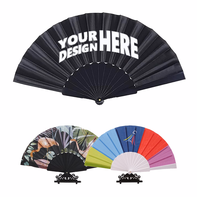 Durable and Customizable Oxford Folding Fan