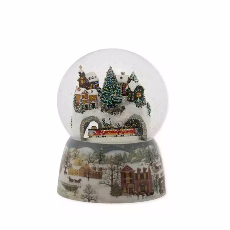 Winter Scene Musical Snow Globe