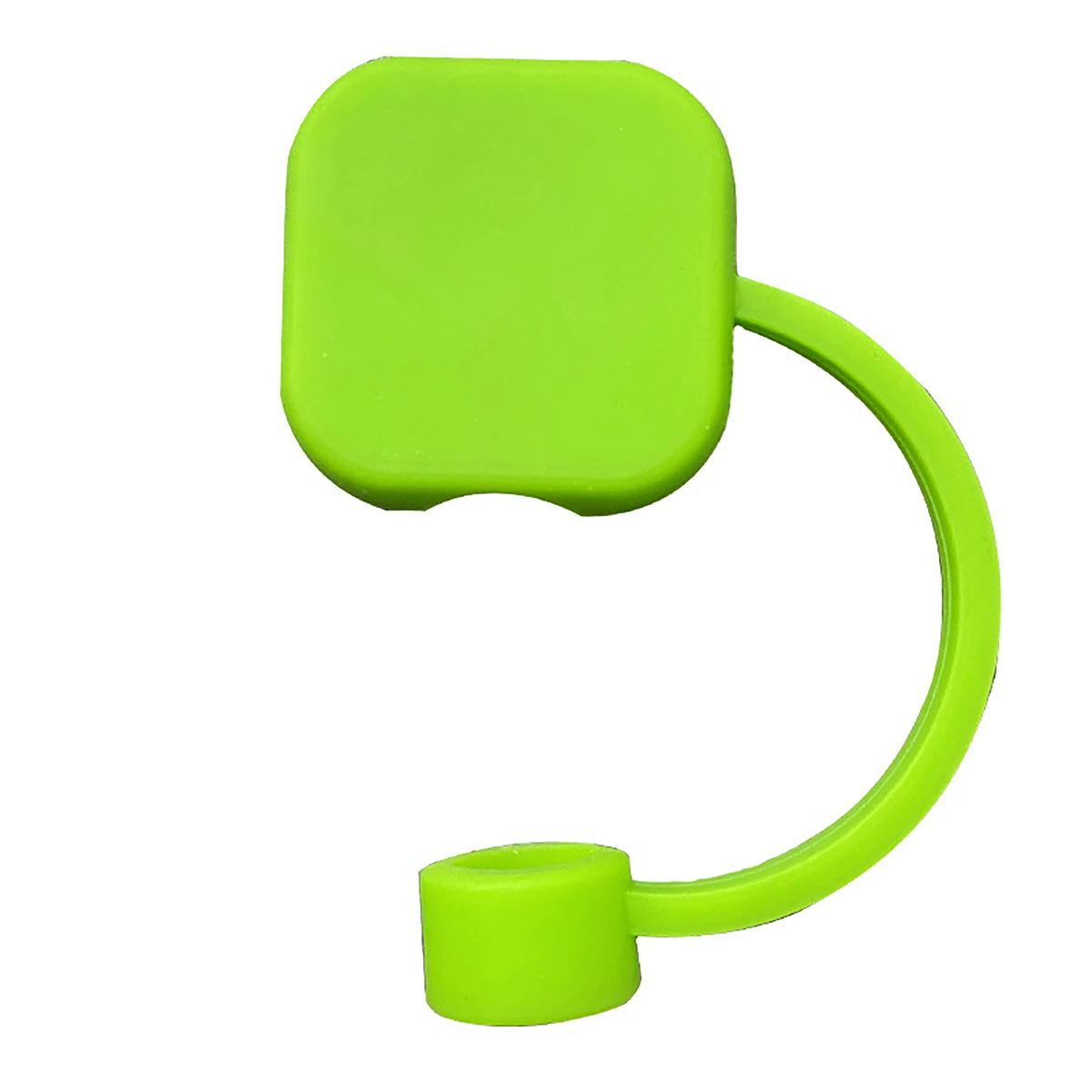 Square Silicone Straw Cap Dust Cover For 9 To 11mm Straw 1