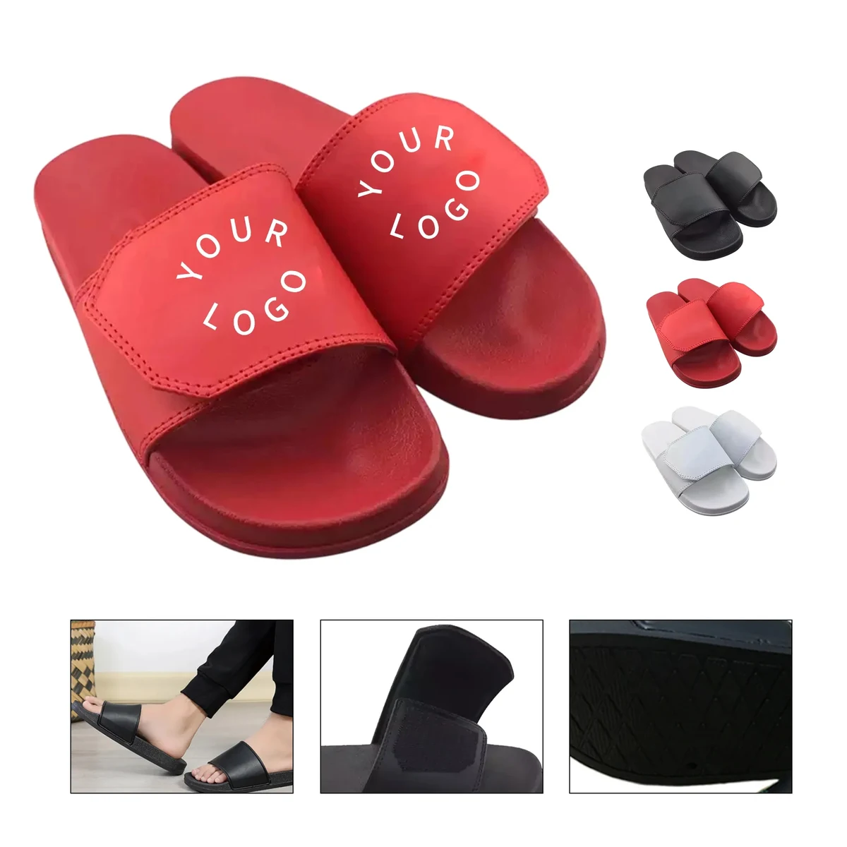 Summer PVC Beach Sandals with Non-Slip Soles 1