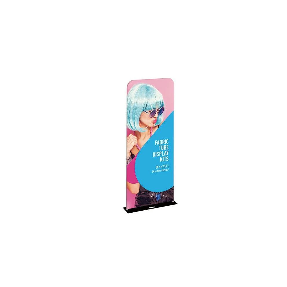 Premium 3' Fabric Stand Double Sided Graphic Kits 1