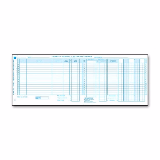Journals, Compact, Maximum Columns