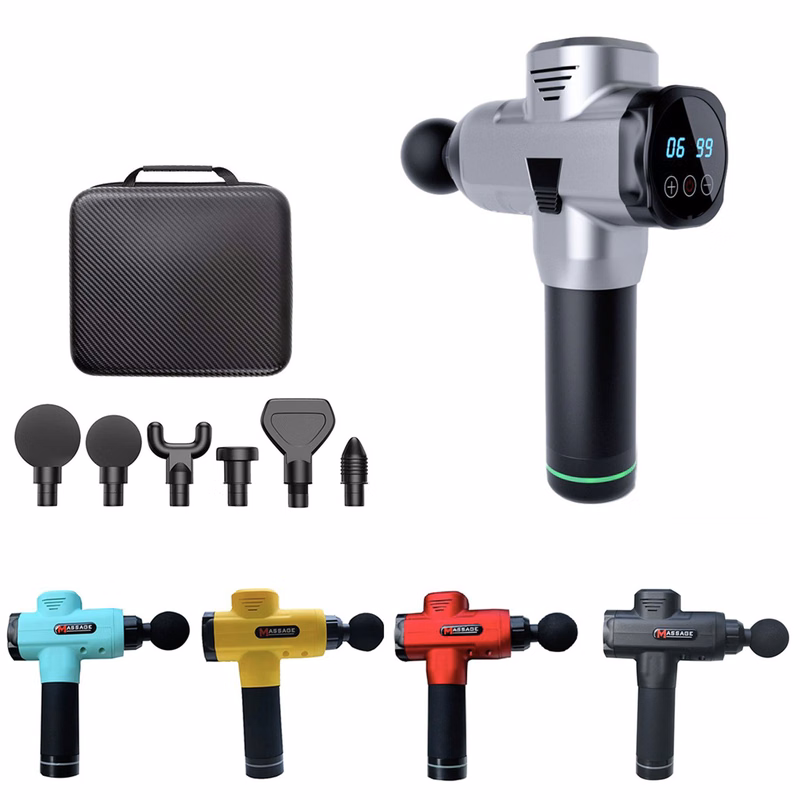 Electric Touch Screen Massager Gun