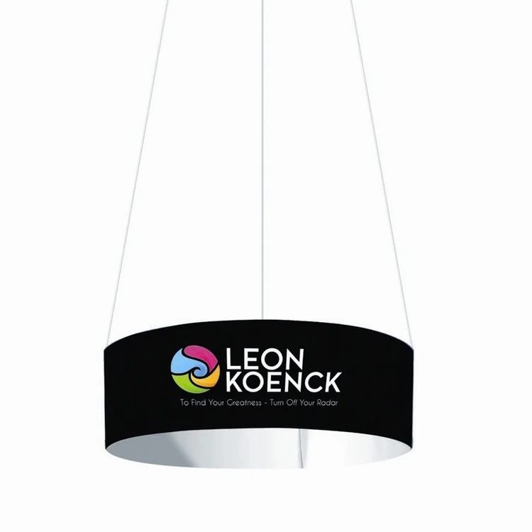 Circular Hanging Sign Kit - 15' Dia. x 3'H 1