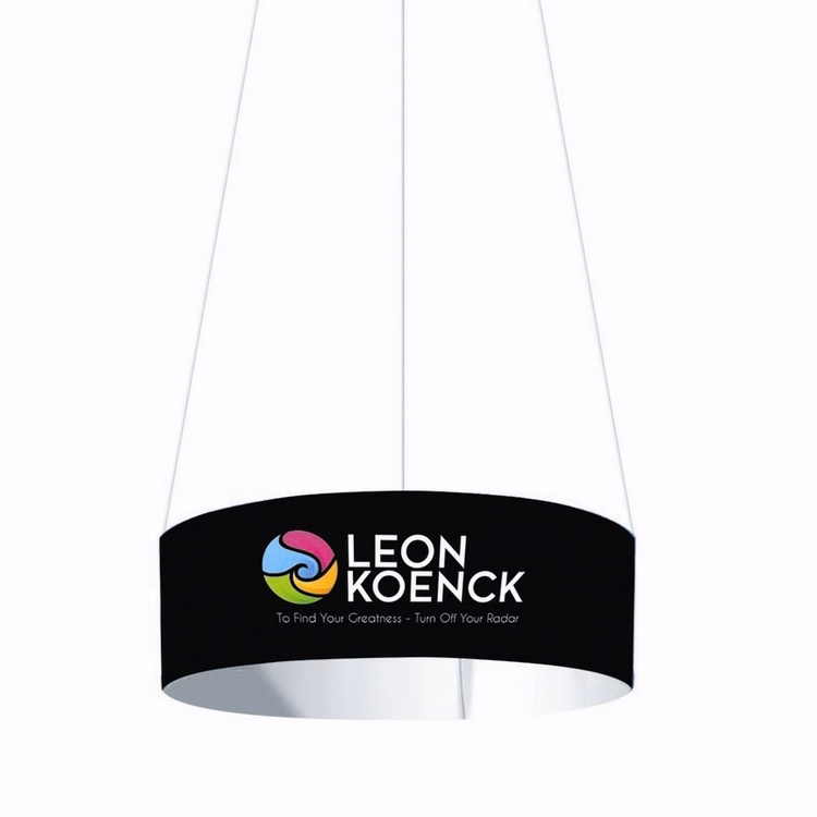 Circular Hanging Sign Kit - 10' Dia. x 3'H