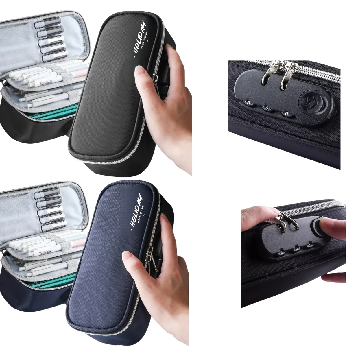 combination - lock pencil case 1