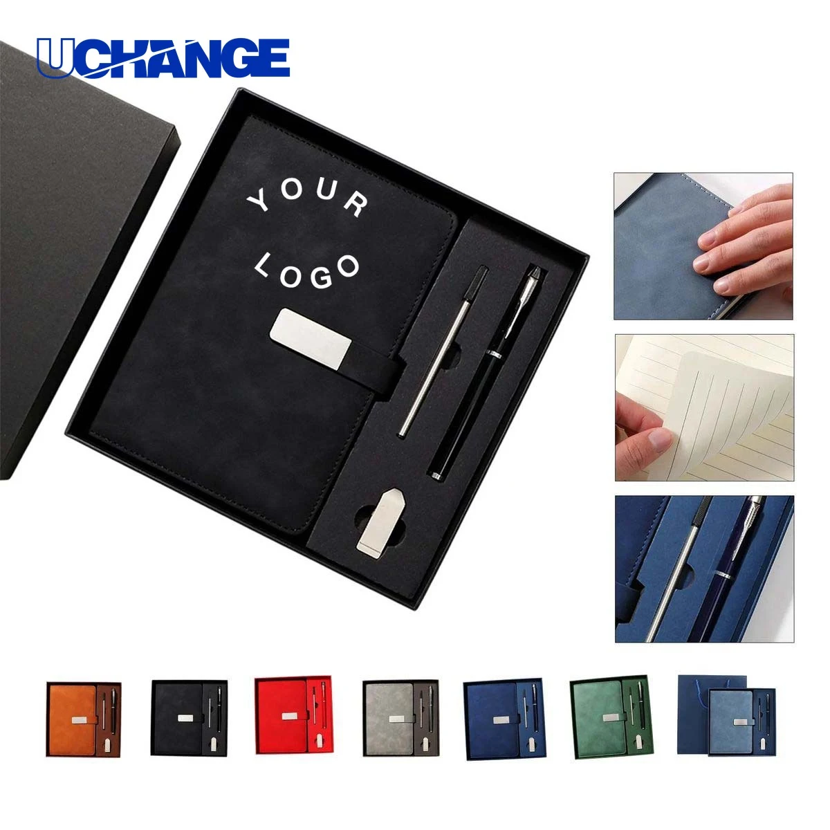 Notebook Gift Set Kit with Snap Closure 1