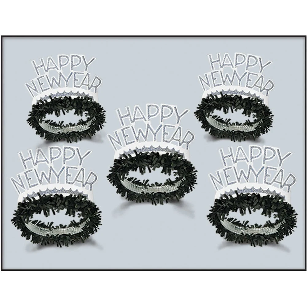 Black & Silver Tiaras - One Size 1