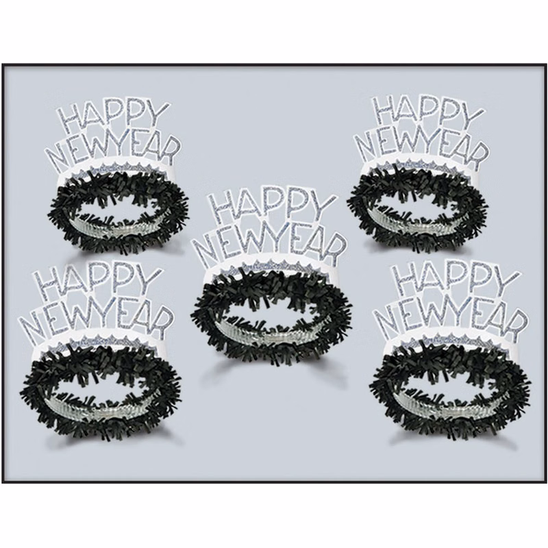 Black & Silver Tiaras - One Size