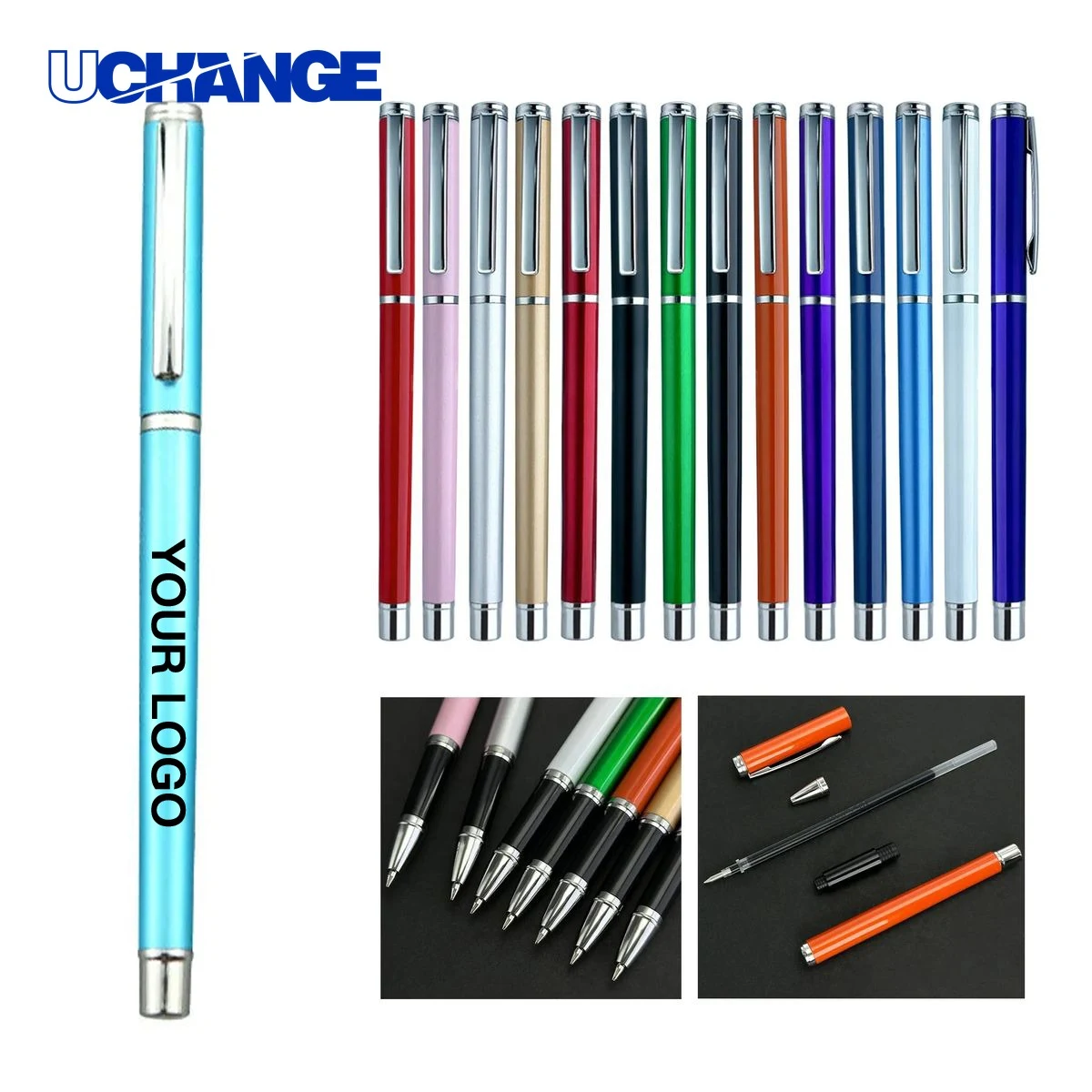 Plastic Metal Gel Pen 1