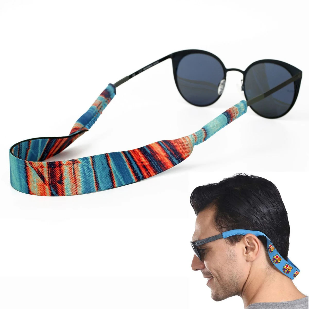 1" Sublimation Eyeglass Retainer Neoprene Sunglass Strap 1