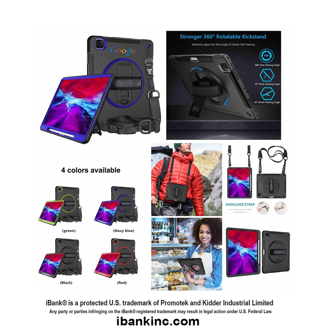 iBank ® iPad Pro 11 Shockproof Case M5/M4, 2025/2024 1