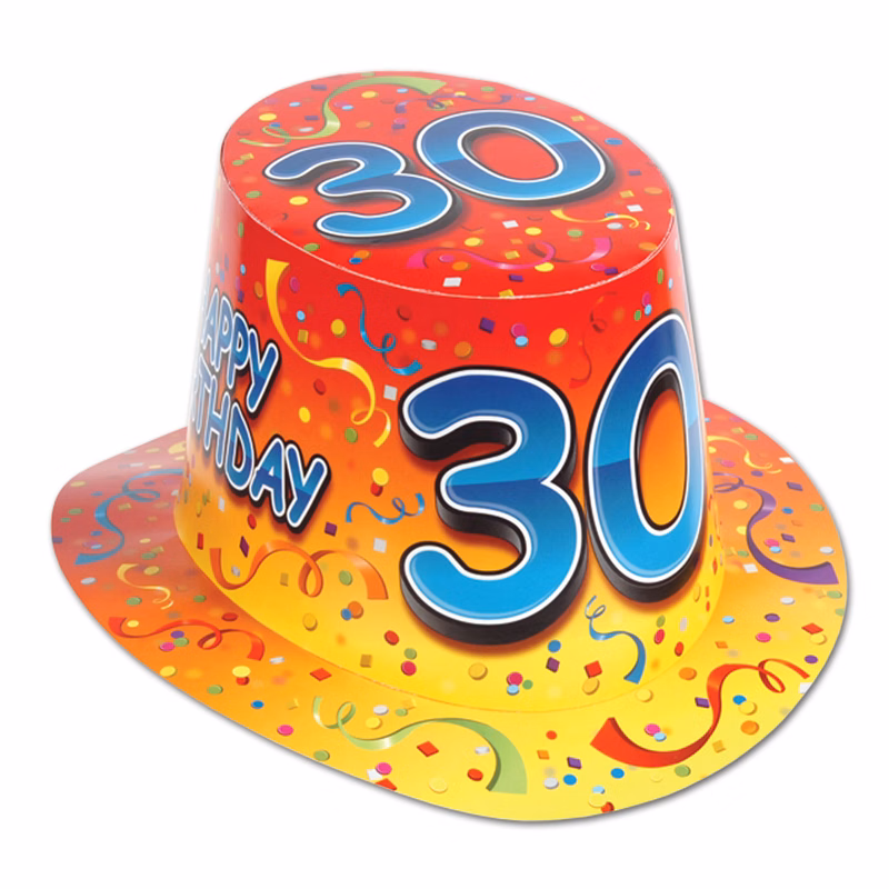 Happy "30" Birthday Hi-Hat