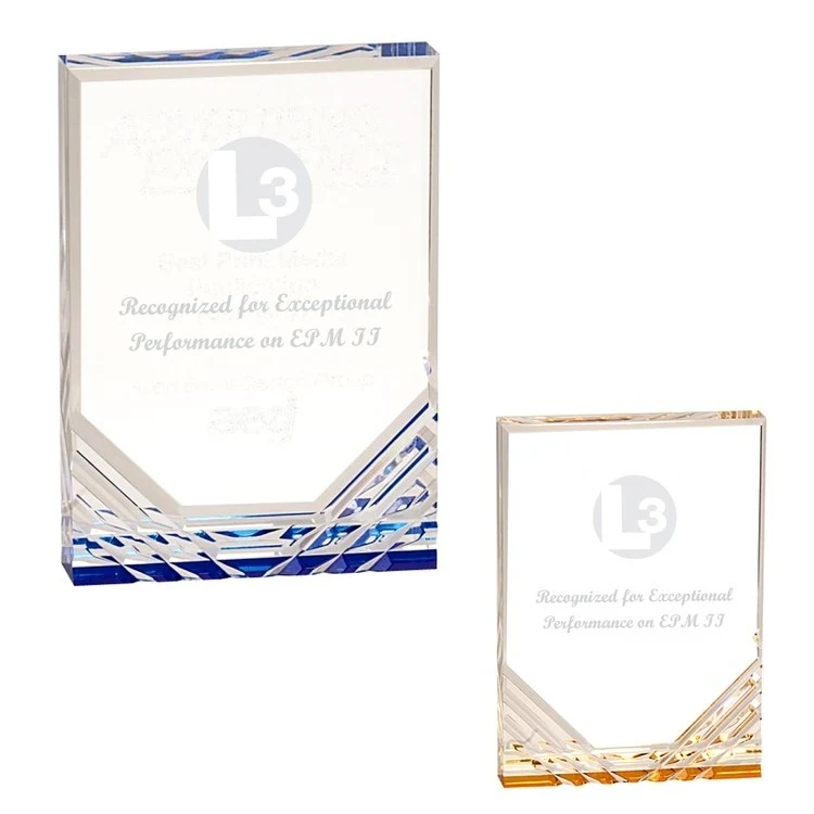 4.25" x 6" Jewel Mirage Acrylic Awards (Medium) 1