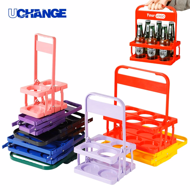 Foldable Beverage Storage Rack Holder