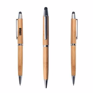 Bamboo Writing Pen With Stylus