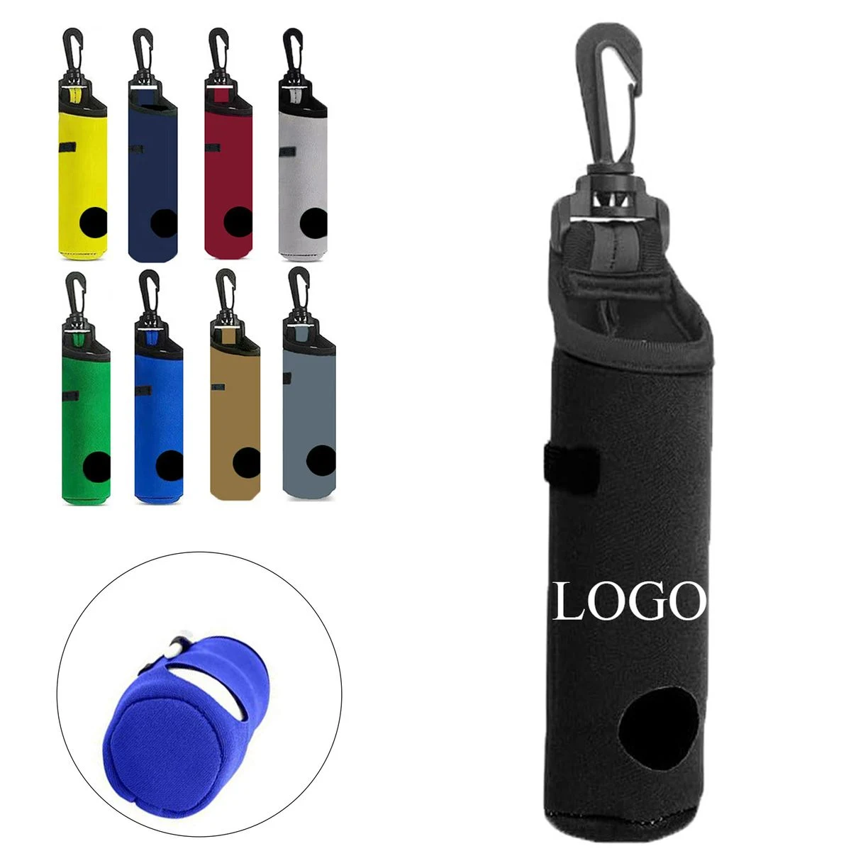 Durable Neoprene Golf Ball Pouch For Outdoor Use 1