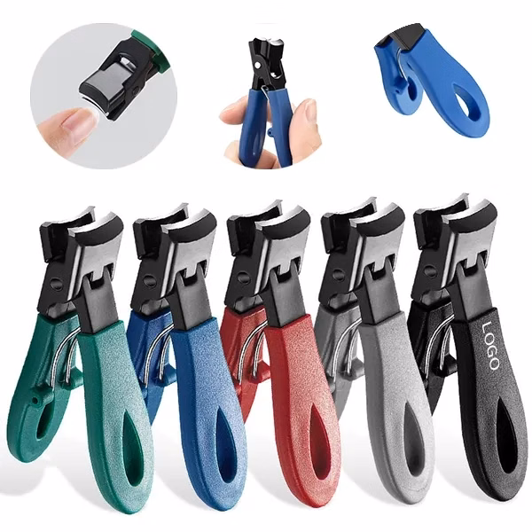 Anti-Splash Nail Clippers with Toenail and Fingernail Care