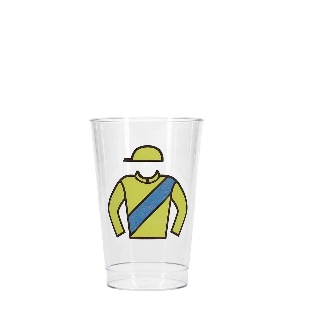 12 oz Hard Plastic Smooth Cup Clear Digital Print 1