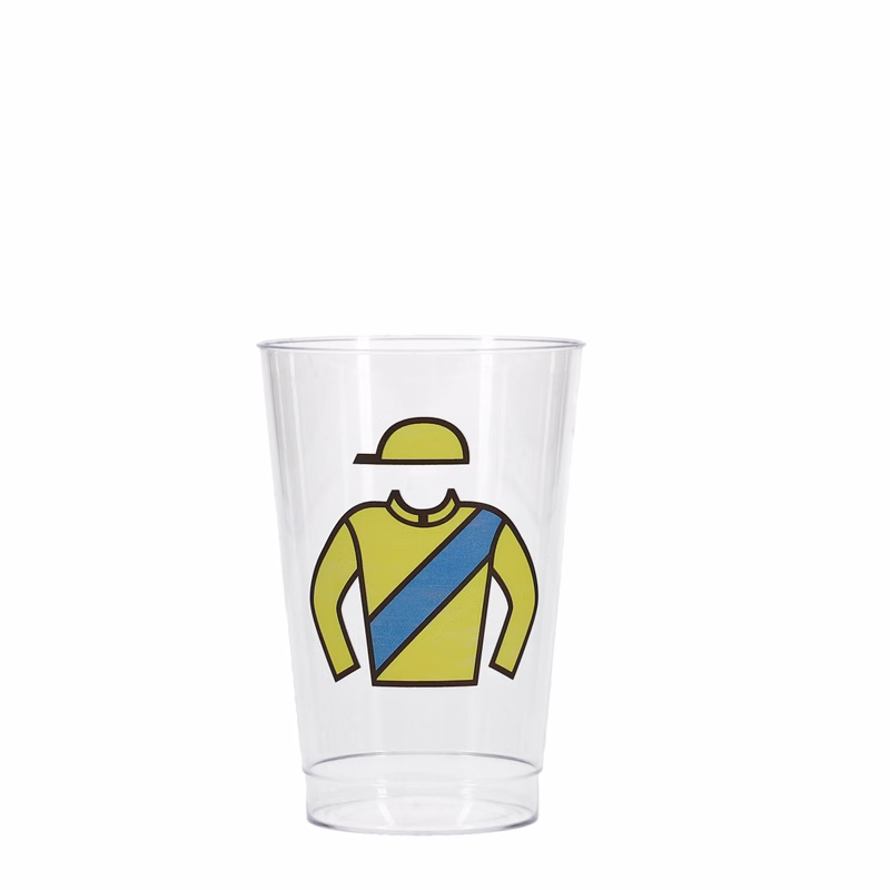 12 oz Hard Plastic Smooth Cup Clear Digital Print