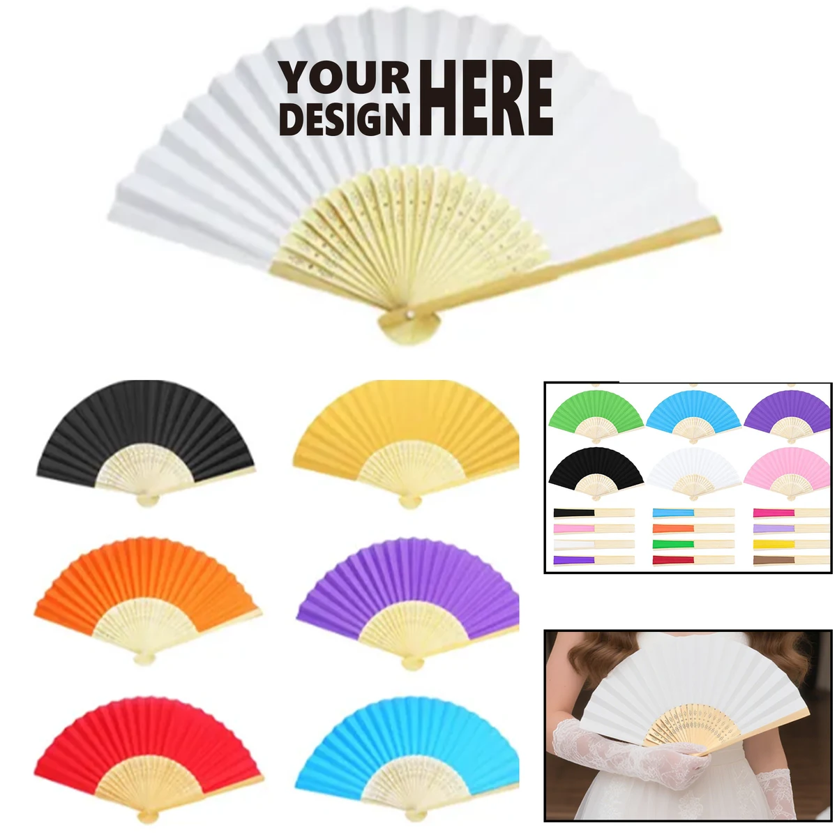 Custom Handheld Fan for Events and Promotions 1