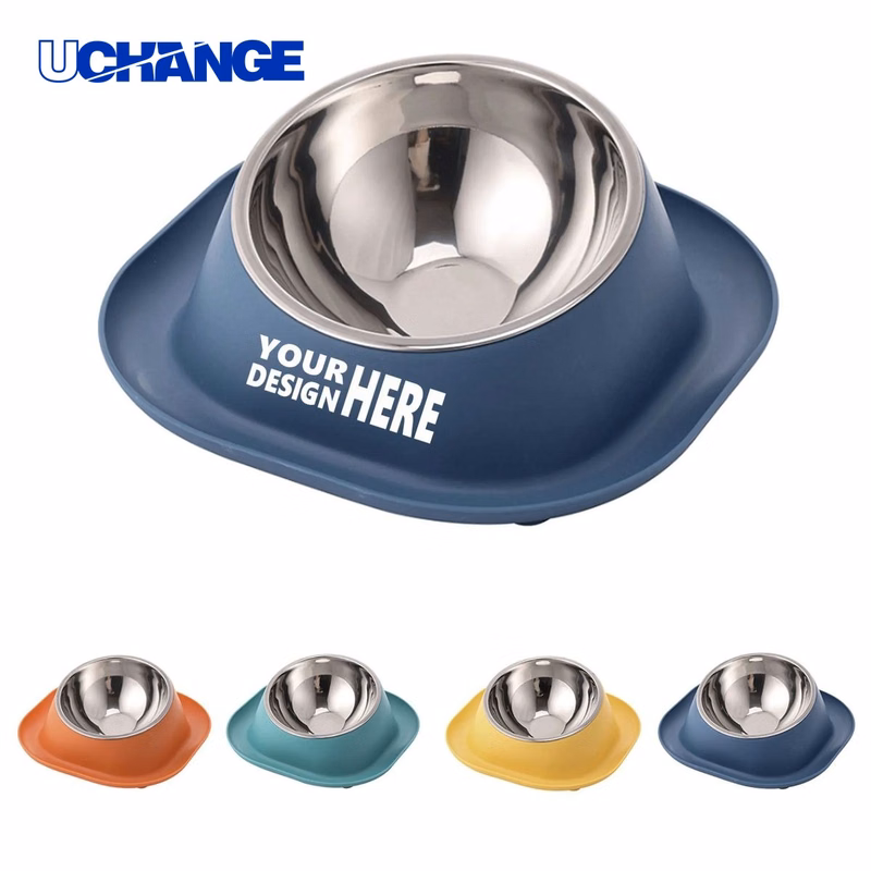 Ergonomic Tilted Dog Bowl Dish