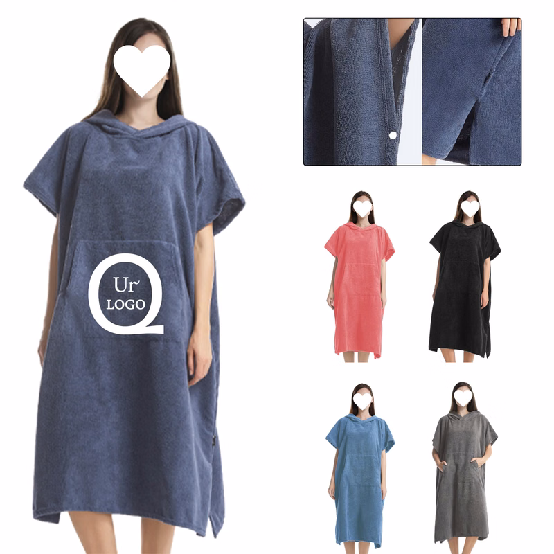 Poncho Hooded Beach Towel