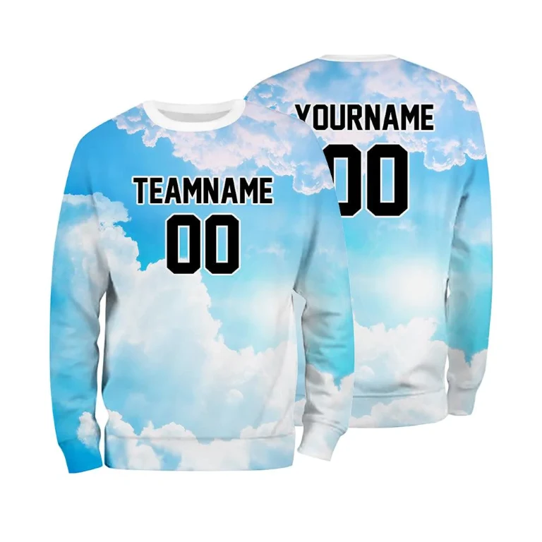 Sweatshirt Full Dye Sublimated #500019, custom hoodie or sweatshirt with logo imprint 1
