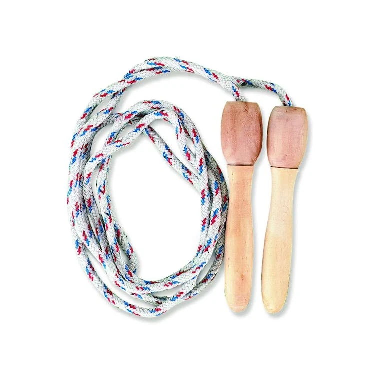 Nylon Jump Ropes with Wood Handles - 7' 1