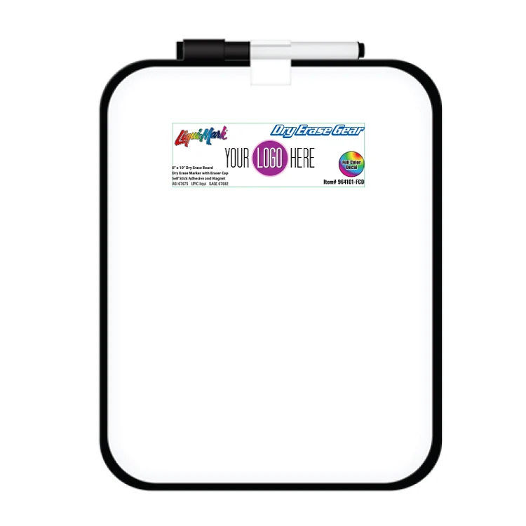 Dry Erase Board and Marker with Full Color Decal 1