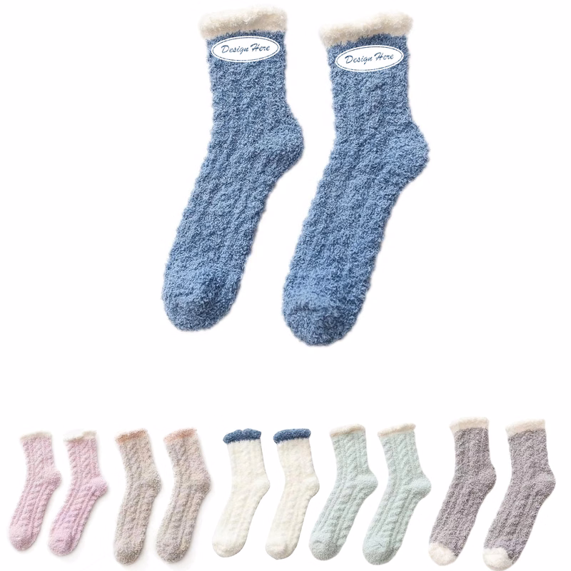 Fuzzy Socks Soft Cozy Fluffy Slipper Winter Warm Plush Socks Christmas Stocking Stuffers Gifts for