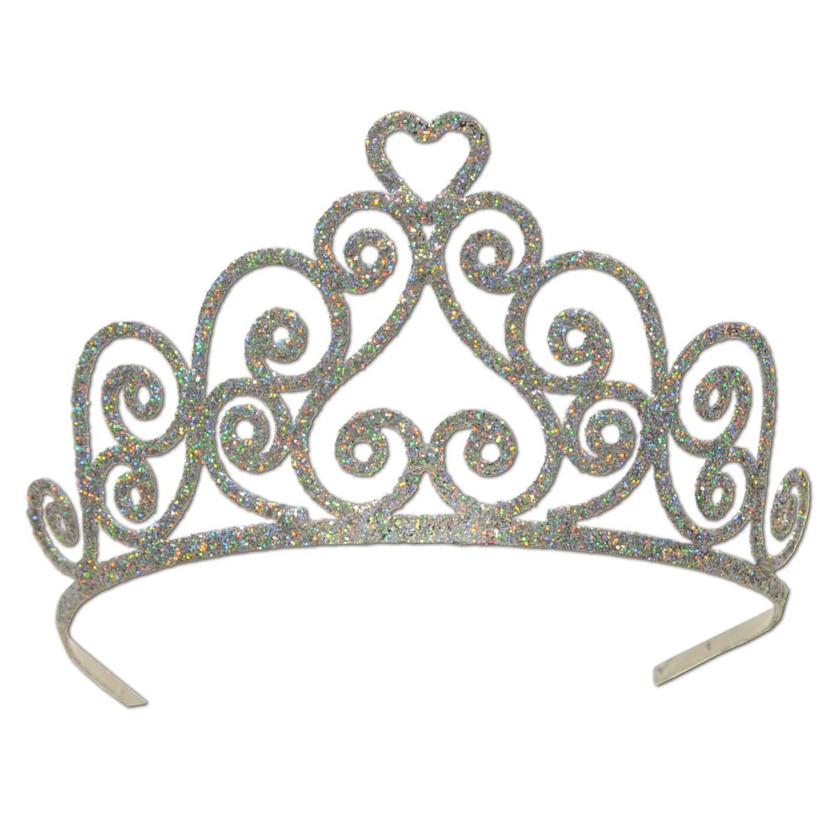 Glittered Metal Tiara 1