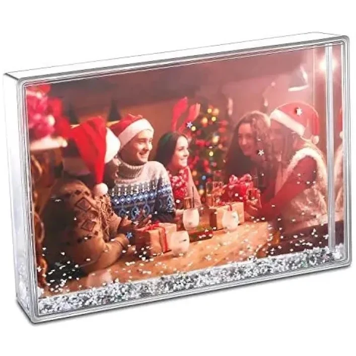 Plastic Snow Globe with Photo Insert 1