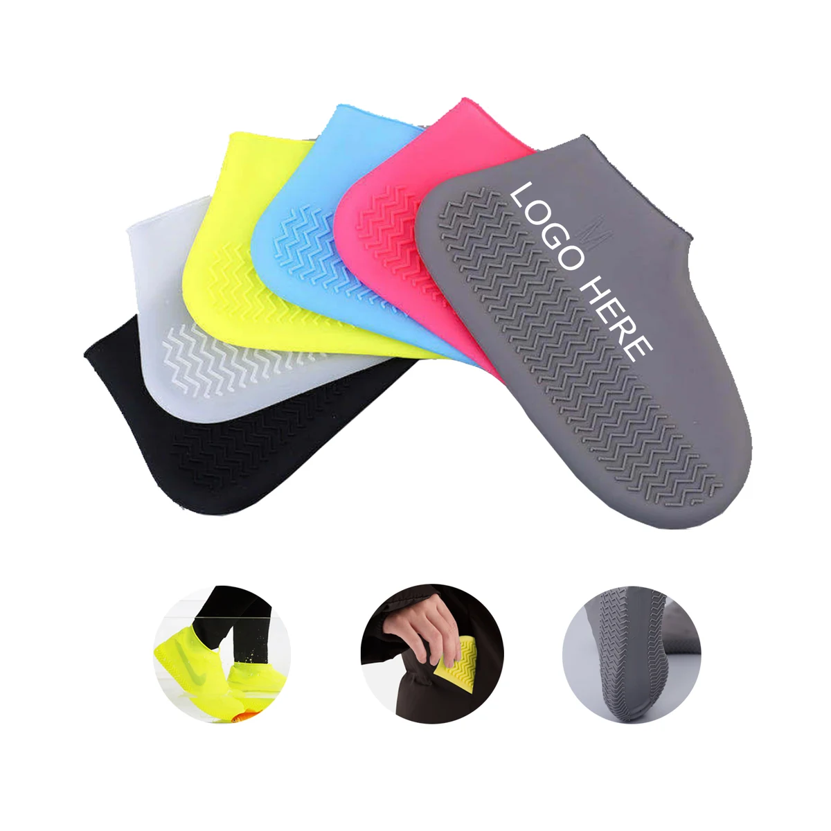 Anti-skid Silicone Waterproof Shoes Covers 1
