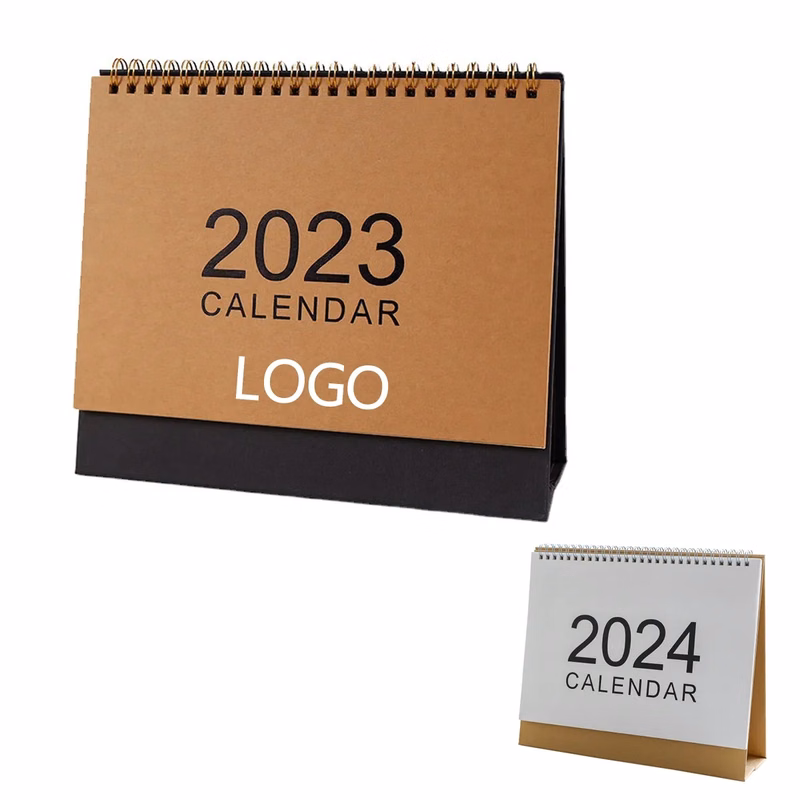 Paper Monthly Desk Calendar 2024