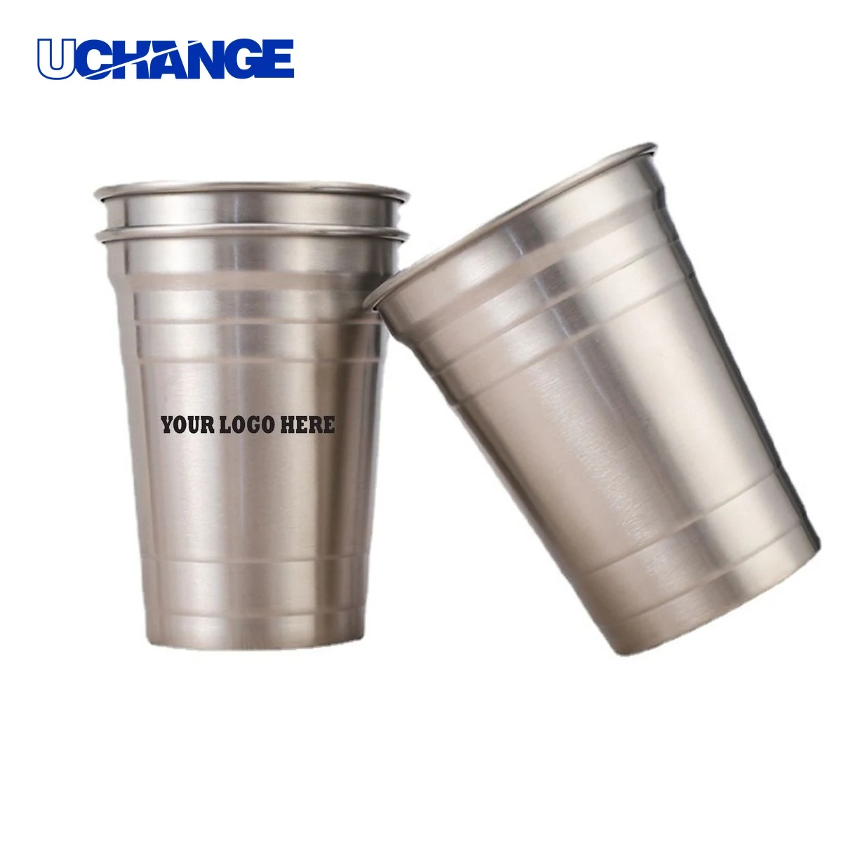 Stainless Steel Cup Pint Tumbler Container (18oz) 1